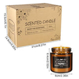 Scented Candle Set 12 Pack, Candle for Home Scented, Odor Eliminating, Stress Relief, Long Lasting Soy Wax Gift Set