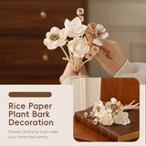 Reed Diffuser Sticks, Reed Diffuser Sticks Flowers, Reed Diffusers Set for Bathroom, Reeds Diffuser for Home, Bedroom Decor, Office,12Pcs, Natural Flower