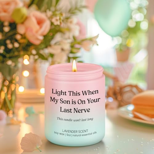 LEADO Candle, Daughter in Law Gifts - Funny Wedding, Mothers Day, Birthday Gifts for Daughter in Law, Sons Girlfriend, Future Adult DIL - DIL Present from Mother in Law - Bride, Bridal Shower Ideas