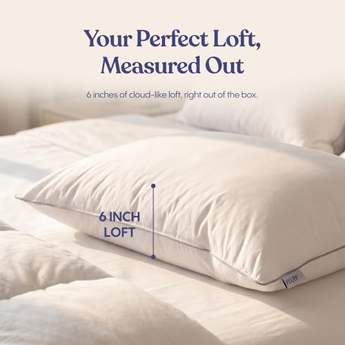 FluffCo Zen Fluff® Down Alternative Bed Pillow - Firm, King Size (1 Pack)
