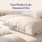 FluffCo Zen Fluff® Down Alternative Bed Pillow - Firm, King Size (1 Pack)