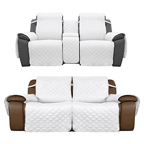 Easy-Going Product Bundles Reversible Loveseat Recliner Cover with Console，Loveseat Recliner Sofa Cover