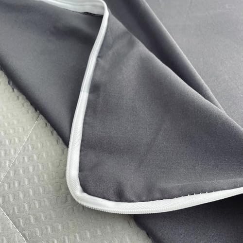 Dark Blue,60 * 200CM,Zippered Futon Cover for Japanese Futon Floor Mattress Cover Protector Tatami Floor Sleeping Mat Futon Slipcovers Soft and Breathable Dustproof Cover