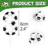 Soccer Birthday Candles 10th Soccer Themed Birthday Party Decorations, Football Birthday Cake Candles for Boys Girls Kids Sport-Theme Party Supplies