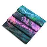 Miytal Blacklight Waterfall Tapestry - UV Reactive Glow in the Dark Neon Forest Wall Hanging, Vibrant Nature Landscape Wonderland for Bedroom, Living Room Decor - 51.2" x 59.1"