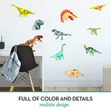 Glow in the Dark Dinosaur Wall Decals for Kids – Removable Dino Stickers for Ceiling, Bedroom, Nursery or Playroom – Self-Adhesive Wall Decor, Gift Idea for Boys and Girls, Easy to Apply