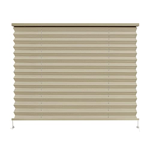Dulepax RV Blinds,RV Pleated Shades,RV Blinds Pleated Shades, 32" W x 24" L Cappuccino RV Window Shades,Camper Blinds,RV Window Blinds for RV Camper Travel Trailers Motorhome's Window
