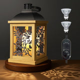 Candle Warmer Lamp Wood with Timer and Dimmer, Enclosed Farmhouse Candle Warmer Lantern for Jar Candles, Housewarming Home Decor Women Mom Gift (Handmade Wood)