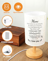 Mothers Day Gifts for Mom, Unique Mom Birthday Gifts from Daughter Son, Mom Gifts for Mother's Day from Daughter Son, Beautiful Mother Lamp Gifts for Bedroom Home Decoration