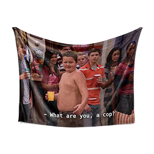 LAIX Gibby What Are You, A Cop? Tapestry, Funny Flag for College Dorm, Available In Sizes From 40" To 90", Skin-friendly Soft High-definition Meme Tapestry(Size:40"×30")