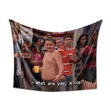LAIX Gibby What Are You, A Cop? Tapestry, Funny Flag for College Dorm, Available In Sizes From 40" To 90", Skin-friendly Soft High-definition Meme Tapestry(Size:40"×30")