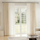 5/8” Diameter Curtain Rods 30-90 Inch, for 30-84 Inch Windows, Adjustable Splicing Black Curtain Rods for Windows with Brackets, Window Rod Long Small Curtains Rod