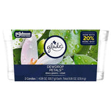 Glade 1-Wick Scented Candle Jar, Dewdrop Petals, Air Freshener Infused with Essential Oils, 4.08 Oz, 2 Count