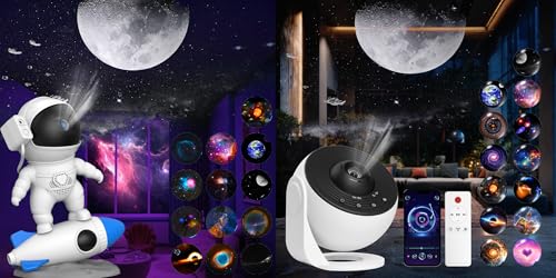 Galaxy Projector for Bedroom Pro Version & Astronaut Galaxy Projector