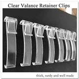 2.5 Inch Valance Clips for Horizontal Blind Valance (24 Pieces)