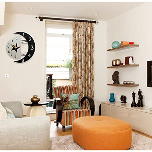 Wood Wall Clock Silent Animals Cartoon Cute Wall Clock for Kids Rooms Kids Wall Watch (Size : 39cm40cm)