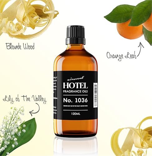 AirScent Hotel Diffuser Oil No. 1036 Inspired by The Las Vegas Venetian-Inspired Hotel Scent - 10 mL Glass Bottle - Premium Fragrance Oil for Ultrasonic and Waterless Diffusers and Crafting