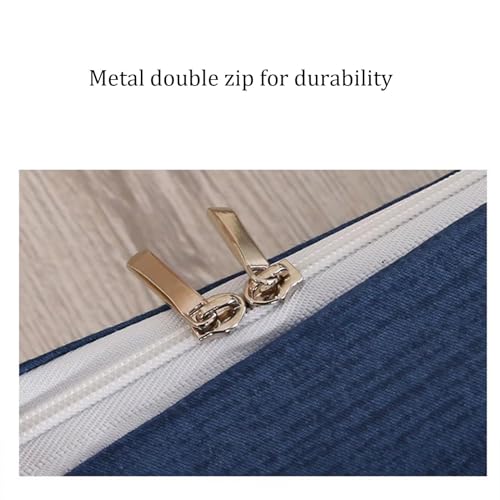 DAZULI Futon Mattress Cover Japanese Floor Mattress Futon Cover Mattress Futon Slipcovers Soft Sleeping Mat Protective Coverwith Zipper(Size:90x200 cm/35x79in,Color:C)