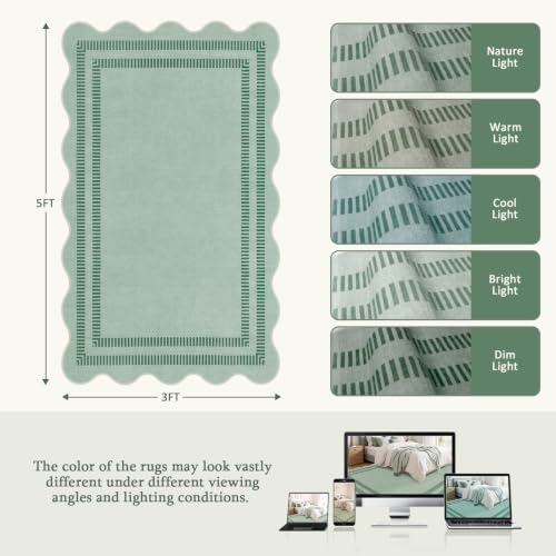 Washable 3x5 Indoor Entryway Rug