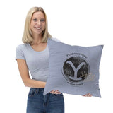 NORTHWEST Paramount Yellowstone Throw Pillow, Dutton Ranch, 18 x 18 inches