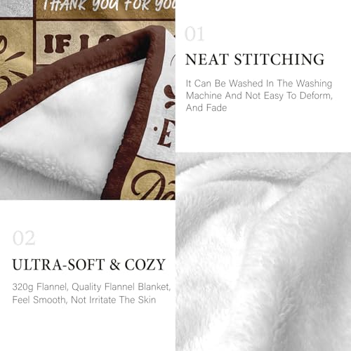 BAOERN Fathers Day Blanket Gifts for Dads - Gifts for Dads from Daughter Son - Dad Birthday Gift - Christmas Valentines Day Present for Dad - Best Father Ever Gift - to My Dad‘s Blanket 60" x 80"