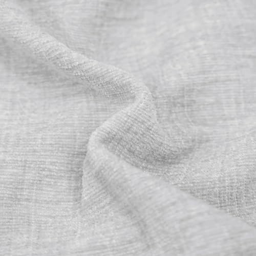 CaliTime Decorative Throw Pillow Covers 20 X 20 Inches Moonbeam Gray