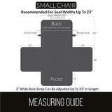 Sofa Shield® Couch Armchair Covers for Dogs, Reversible Furniture Protector with Strap, Stain and Tear Resistant Cushion Cover, 23 inch Seat, Machine Washable Slipcover Pets, Cats, Seafoam Cream