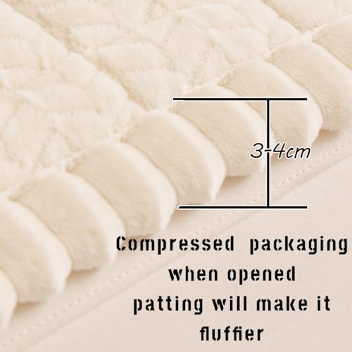 Mitid Sofa Cover Fuzzy Couch Cover for Pet, Couch Covers for Dogs Washable Non-Slip Sofa Slipcover Cushion Protector Pets Friendly Mat