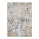 Area Rug 5×7, Vintage Boho Rug,Ultra-Soft Low Pile, Washable, Non Slip,Stain Resistant Printed Carpet for Living Room Bedrooms Playroom Office Kitchen, Gold/Grey