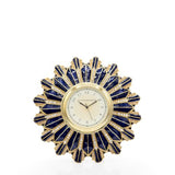 Jay Strongwater Clarence Art Deco Clock - Delft Garden - SDH6063-284