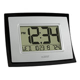 La Crosse Technology Wall/Table Clock, 6.85-inch H x 8.66-inch W x 0.95-inch D (WT-8002U) (WT-8002U-INT)