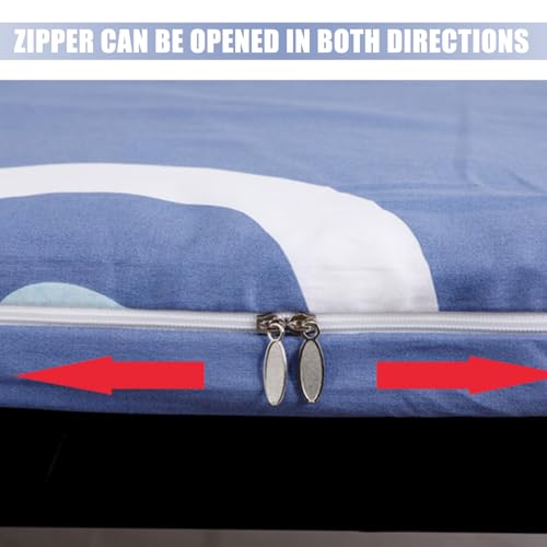 K,80x190cm,LDLCYCN 100% Cotton Futon Mattress Cover with Zipper for Full/Queen Size Full Wrap Japanese Floor Mattress Futon Cover Dustproof Cover for Bedroom RV Mattress Futon Slipcover