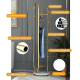Full-Length Mirror Home Bedroom Full-Length Floor Mirror Dressing Mirror Hanging Hanger Combination Rotatable Fitting Mirror Full Length Floor Mirror (C)