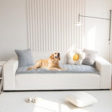 Gumfolk Pet Couch Covers for Sofa Slipcovers Couch Protector for Dogs Washable Cushion Cover, Sofa Pad Blanket Furniture, Grey, 27in*59in