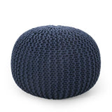 Moro Knitted Cotton 20 x 20 Round Pouf