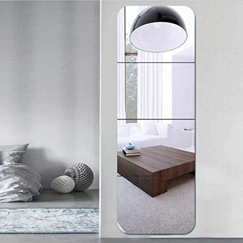 Full Length Mirror Floor Mirror- eless Bedroom Simple Wall-Mounted Dressing Mirror 4 Pieces Mirror Sheets Mirror AN1016 915 (Size : 25cm*25cm)