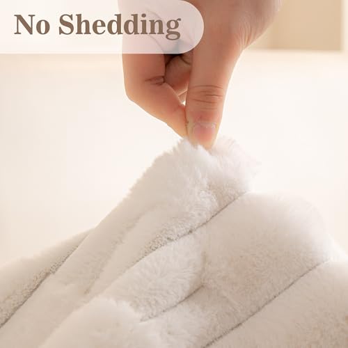 MYSKY HOME 100% Waterproof Couch Cover for Dogs, Plush Pet Couch Covers for Sofa Washable, Couch Covers for 3 Cushion Sofa Pet Friendly, Non-Slip Durable Sofa Cover Slipcover Protector, Cream, 35"x83"