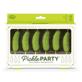 Genuine Fred Pickle Party Candles Set of 6 Quirky Pickle-Shaped Party Birthday Candles 2" Tall Fun and Unique Party Decor Gift-Ready Package