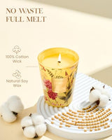 M&SENSE Orange Goji Soy Candle, 14.1oz, Summer Man Cave Housewarming Gift