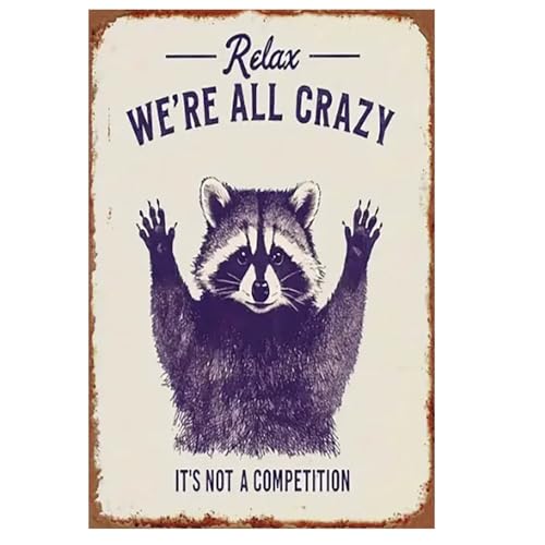 Vintage Metal Tin Sign 12x8 Inch Aluminum Funny Art Man Cave Garage Decor | funny house outdoor signs,gift for