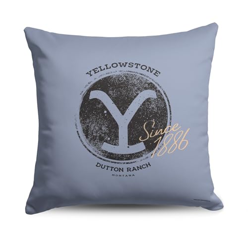 NORTHWEST Paramount Yellowstone Throw Pillow, Dutton Ranch, 18 x 18 inches