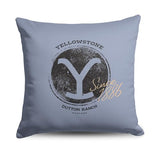 NORTHWEST Paramount Yellowstone Throw Pillow, Dutton Ranch, 18 x 18 inches