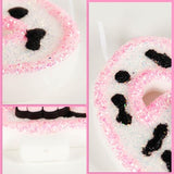 Pink Cow Glitter Birthday Candles Number 1 Birthday Decorations, Holy Cow Im One Birthday Decorations, Number 1 Candle for Cake, Cowgirl Theme Number Candle for Girls First 1st Birthday Party Décor