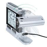 La Crosse Technology Atomic Projection Alarm Clock with Temperature | Wireless Digital Thermometer