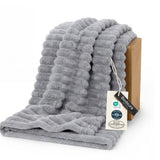 Bedsure Soft Twin XL Blanket for Bed Dorm Light Grey 66"x90"