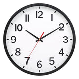Wall Clocks Battery Operated 8 inch Modern Wall Clock,Silent Non Ticking Wall Clock for Living Room Bedroom Kitchen Office Classroom Decor (White and Black)