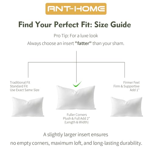 14"x24" Pillow Inserts Soft Feather Pillow Set of 1 Indoor Decorative Sofa Down Pillows Bed Pillows Couch Pillow
