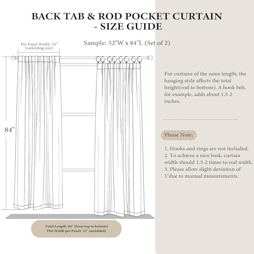 NICETOWN Purple Room Darkening Velvet Curtains, 84 inch Long, Living Room Back Tab & Rod Pocket Window Treatment Drapes Farmhouse for Theater, Set of 2, 52" Width