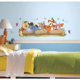 RoomMates Disney Pooh and Friends Outdoor Fun Giant Peel and Stick Wall Decals , RMK2553GM
