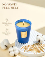 M&SENSE Peaceful Patchouli Soy Candle, 14.1oz, Meditation Home Fragrance
